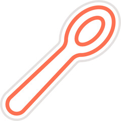 Spoon Vector Icon Design Illustration