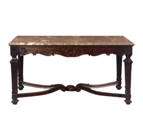 Antique style table isolated on white