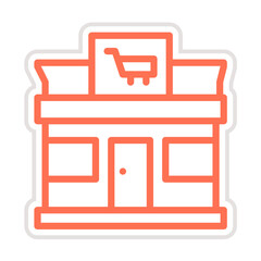 Store Vector Icon Design Illustration