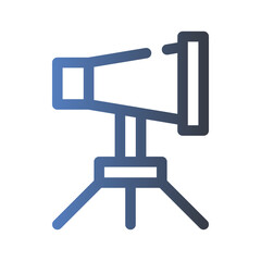 telescope gradient icon