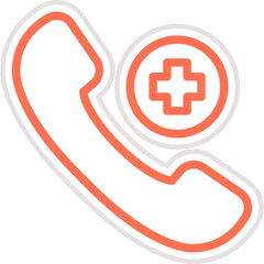Phone Call Vector Icon Design Illustration