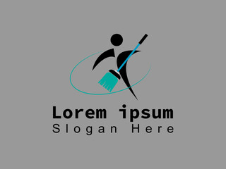 Cleaner logo vector icon design
