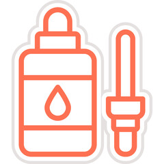 Obraz premium Correction Fluid Vector Icon Design Illustration