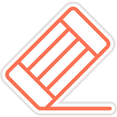 Eraser Vector Icon Design Illustration