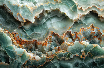 Fototapeta premium Background, unique texture of natural stone. Created with A i