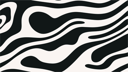 Brush grunge pattern. Texture with wavy, curves lines. Optical wave. Vector Background. Abstract pattern. Vector. Seamless.