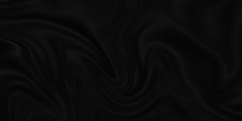 Black silk background. Black satin background texture . Abstract background luxury cloth or liquid wave or wavy folds of grunge silk texture material or shiny soft smooth luxurious .	
