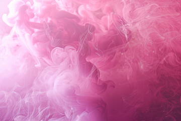 Fototapeta premium Swirling pink smoke background. Generative AI