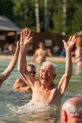 Capturing the Essence of Senior Happiness.,Active elder people, Adventure