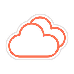 Cloud Vector Icon Design Illustration
