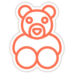 Bear Vector Icon Design Illustration