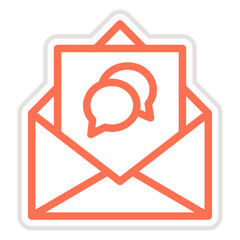 Conversation Vector Icon Design Illustration