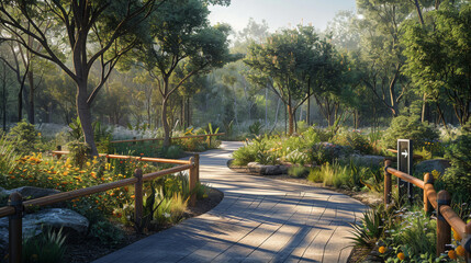 a path through a nature park