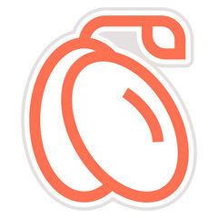 Fototapeta premium Jambul Vector Icon Design Illustration