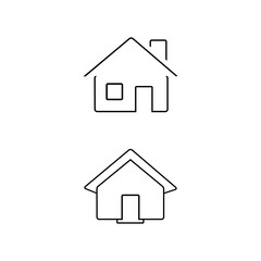 Houses icons set, Home icon. Home vector icon. Home web icon.