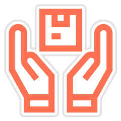 Parcel Handling Vector Icon Design Illustration