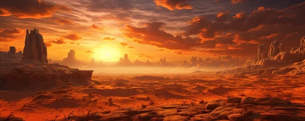 Foto op Canvas fantasy desert © Viacheslav