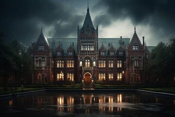 Fototapeta premium grandest school building 