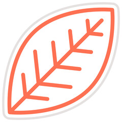 Obraz premium Leaf Vector Icon Design Illustration