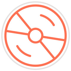 Cd Vector Icon Design Illustration