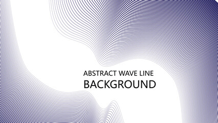 Abstract blue wave lines pattern on white background with space for your text design image wallpaper