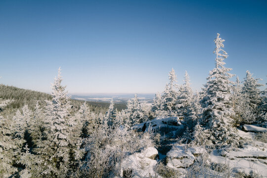 winterliches Fichtelgebirge