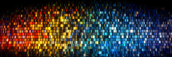 A Symphony of Colors: A Thoughtful Depiction of a Vast Stack of CDs
