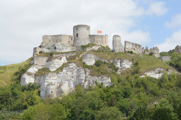 Fototapeta na wymiar Chateau Gaillard - Les Andelys - Normandie - France