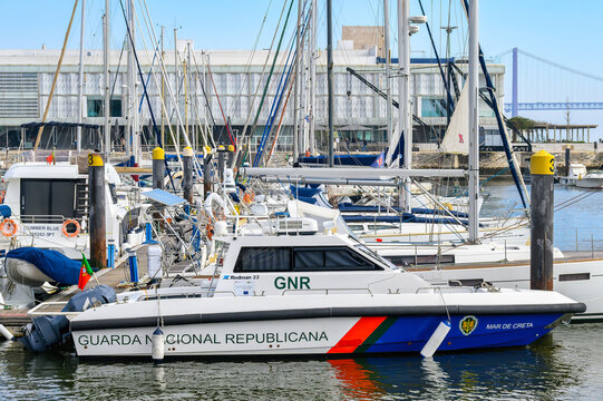 Police Patrol Yacht, Lisbon, Portugal