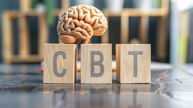 A professional therapist conducts Cognitive Behavioral Therapy (CBT) session with a patient to improve mental health and wellness.