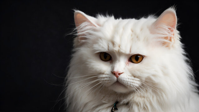 portrait of a percian cat 
