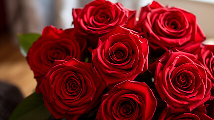 red roses for surprise anniversary or valentine's day