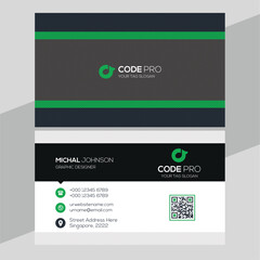 Modern Unique Business Card Design Template