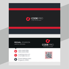 Modern Unique Business Card Design Template