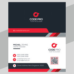 Modern Unique Professional Business Card Design Template