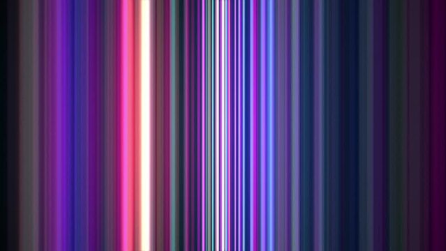 animation of abstract background with colourful beams moving on camera, 4K seamless loop animated template