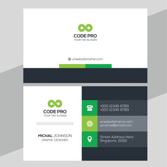Modern Unique Business Card Design Template