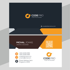 Modern Unique Business Card Design Template