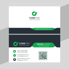 Modern Unique Business Card Design Template