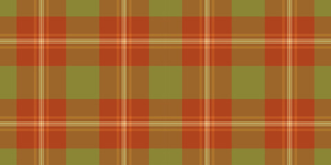Group seamless pattern check, carnival texture background plaid. Choice vector fabric tartan textile in orange and yellow colors.