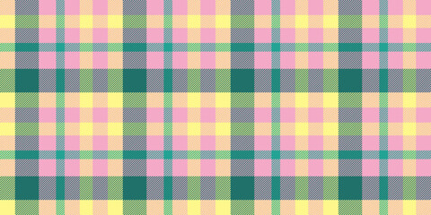 Royal pattern tartan seamless, sale vector background plaid. Diwali check fabric texture textile in pink and teal colors.
