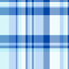 Intricate texture background seamless, business pattern tartan check. Presentation textile fabric plaid vector in blue and light colors.