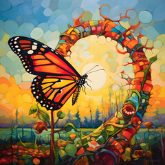 The Captivating Process of Transformation: From Caterpillar to Butterfly
