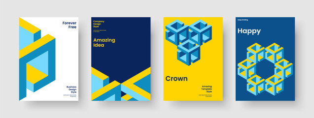 Creative Book Cover Layout. Isolated Business Presentation Template. Geometric Report Design. Banner. Background. Poster. Brochure. Flyer. Handbill. Portfolio. Advertising. Notebook. Brand Identity