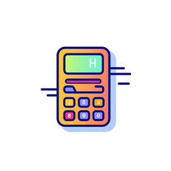 calculator icon illustration