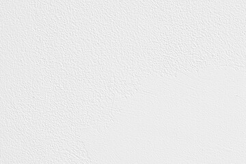 White painted concrete wall with filler paste repair. Uneven filler on cement wall texture background. Grunge and rough surface backdrop. 