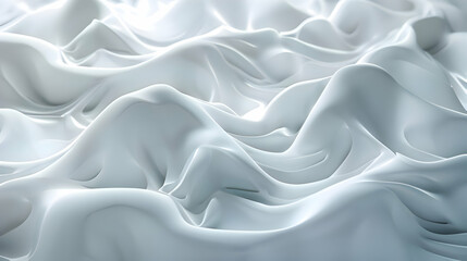 Close-up of a bed with white sheets - obrazy, fototapety, plakaty
