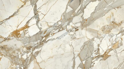 White marble with gold veins. White marble slab with gold veins in the stone