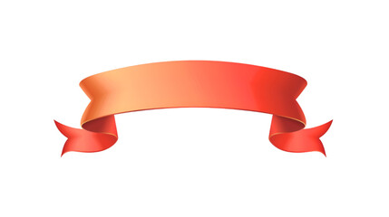 Money back guarantee red ribbon banner isolated on a transparent background