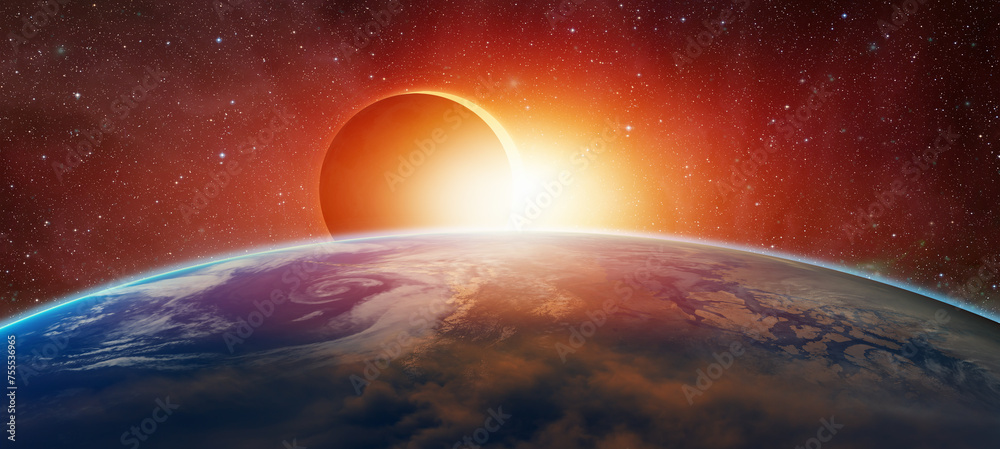Poster solar eclipse 